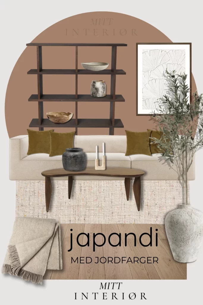 Japandi Interiør fargerik