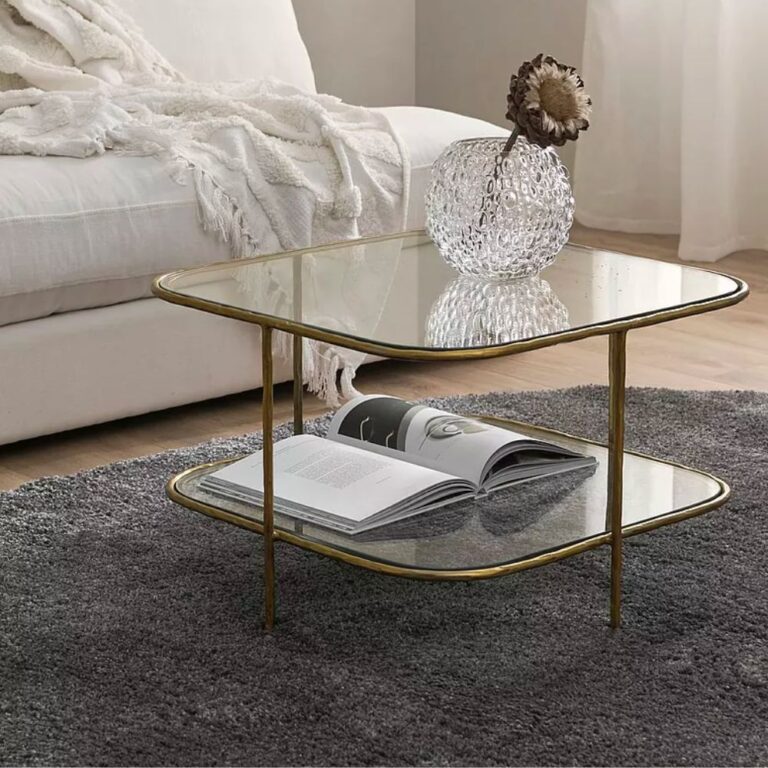 Stue inspirasjon sofabord i glass