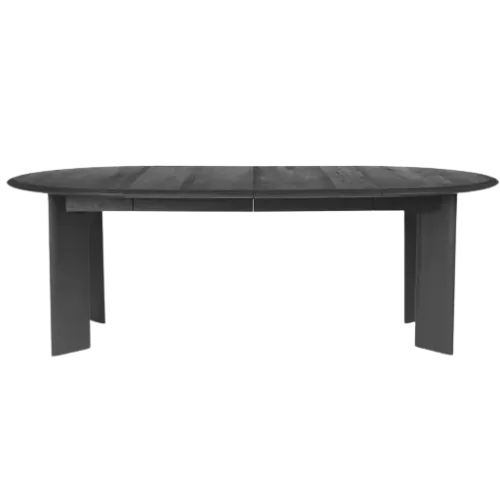 Lunehjem- Spisebord Bevel m_Uttrekksplate x2 Svart Ferm Living