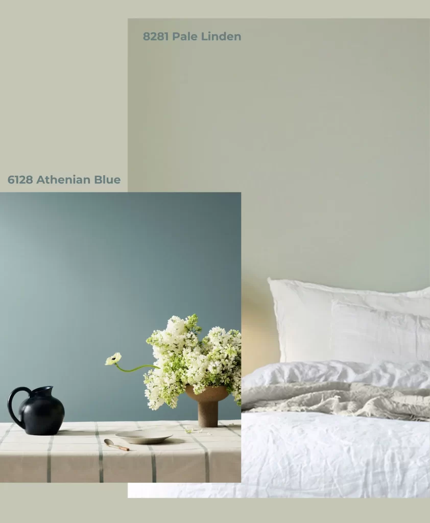 Pale Linden VS Athenian Blue