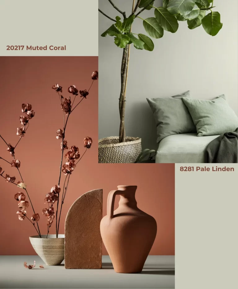 Pale Linden VS Muted Coral