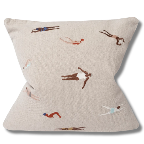 beige Putetrekk 50x50 