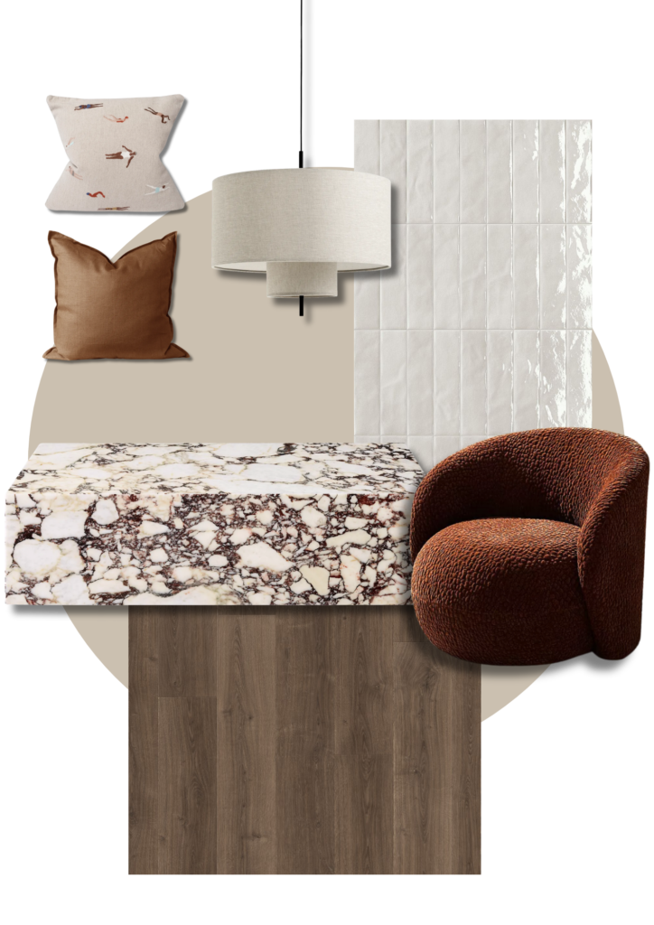 Soothing beige passer til moderne interiør