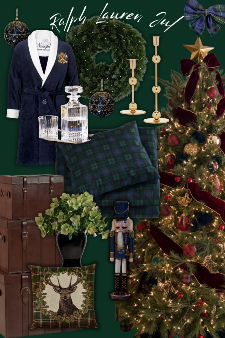 Ralph Lauren christmas collage