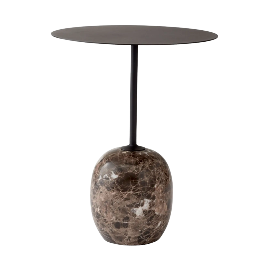 Lite sidebord &Tradition Lato LN8 Lanna rundt sofabord